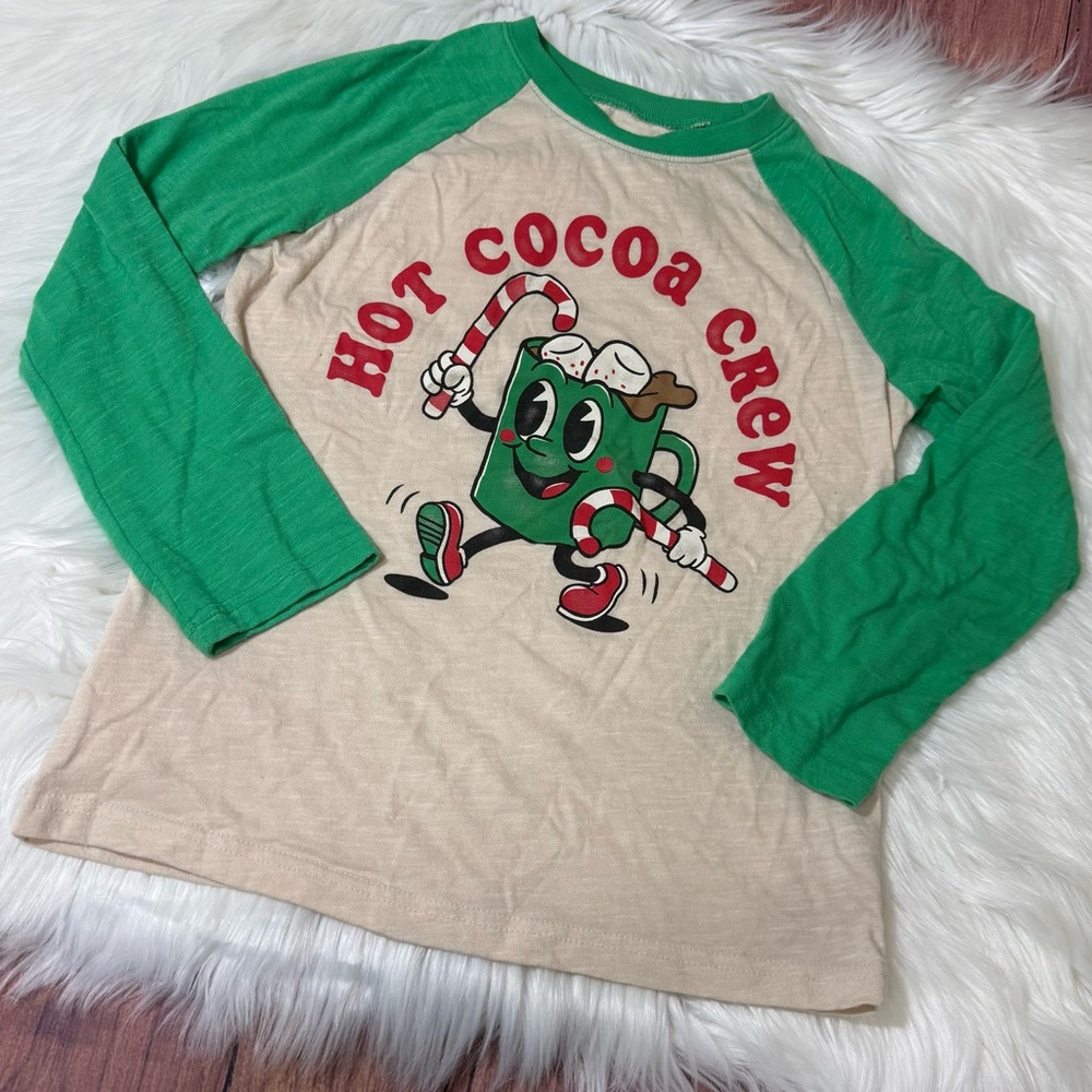 Jumping Beans Festive Holiday Raglan Shirt – Kids Size 7